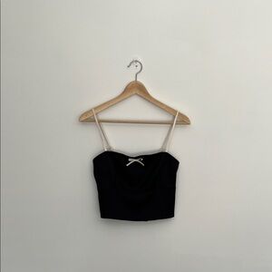 house of harlow 1960 cropped cami, size xs